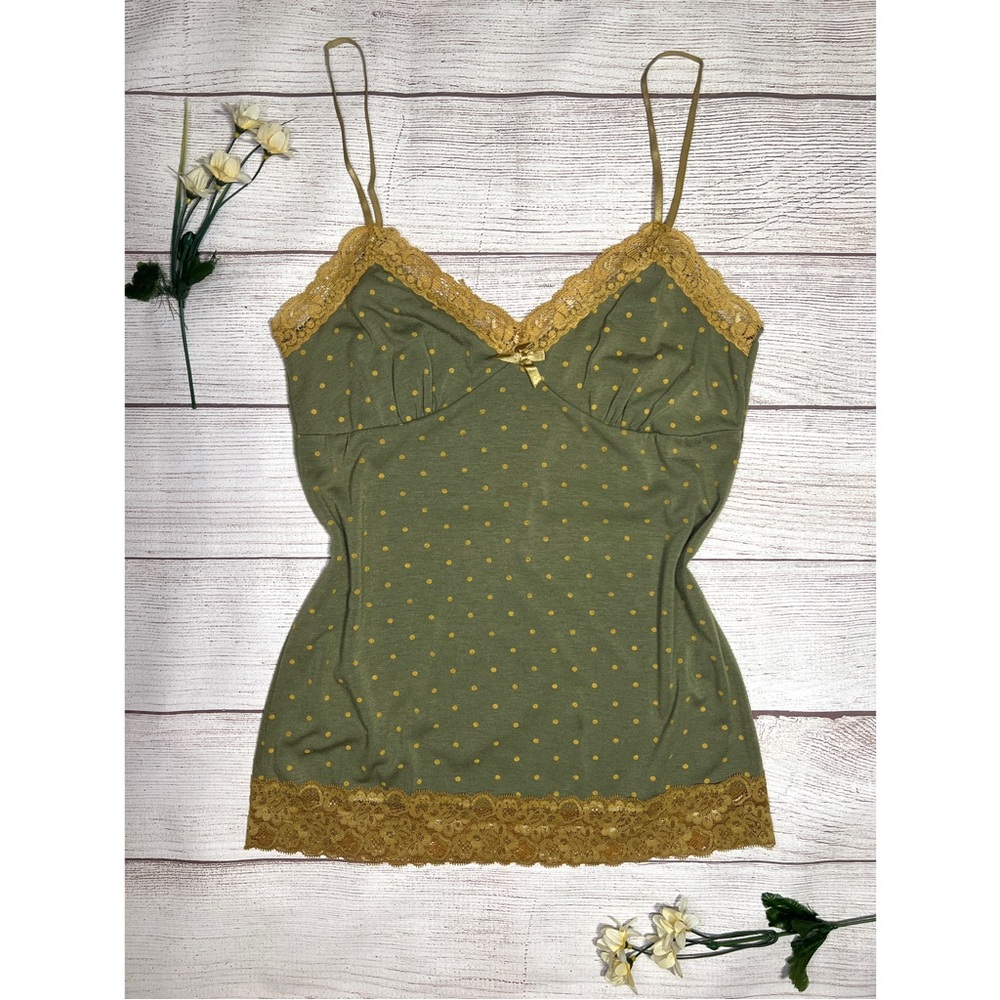 Be Cool Lace Dot Cami Top